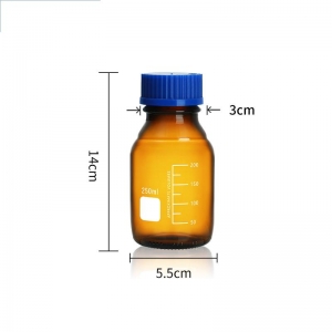 蓝盖试剂瓶 250ml 棕色