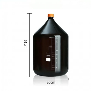 高硼硅玻璃蓝盖试剂瓶 20000ml 20L 棕色 耐高温140℃ 