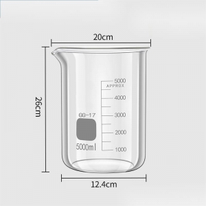 玻璃烧杯  5000ml 5L