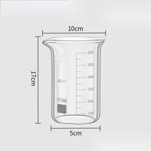 玻璃烧杯 600ml 高型