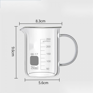 玻璃烧杯 250ml 带把