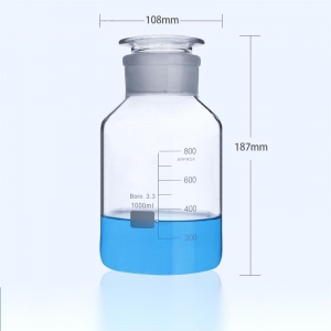 玻璃广口瓶 1000ml 1L 高硼硅