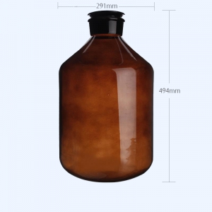 玻璃广口瓶 20000ml 20L 高硼硅 棕色