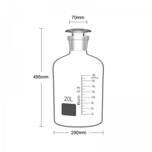 玻璃小口瓶 20000ml 20L 高硼硅