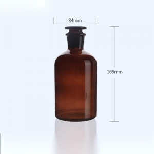 玻璃小口瓶 500ml 高硼硅 棕色