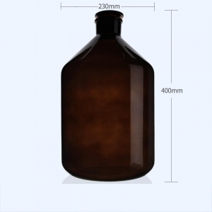 玻璃小口瓶 10000ml 10L 高硼硅 棕色