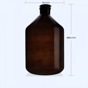 玻璃小口瓶 20000ml 20L 高硼硅 棕色